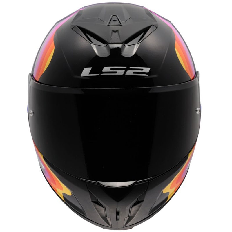 Integralna motociklistička kaciga LS2 FF820 Rapid III Flow sjajno crna-višebojna