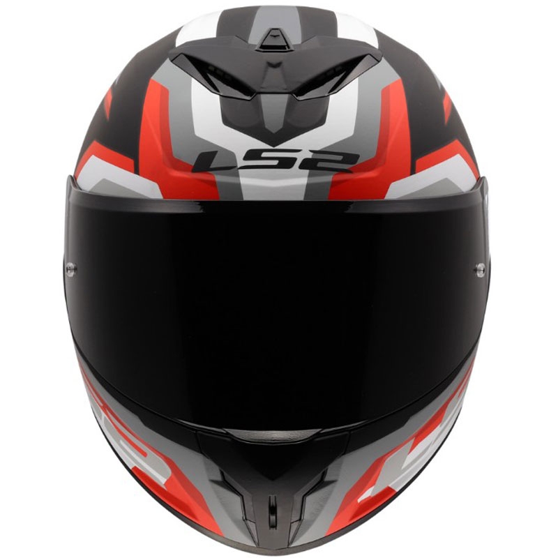 Integralna motociklistička kaciga LS2 FF820 Rapid III Hyper mat crno-crvena