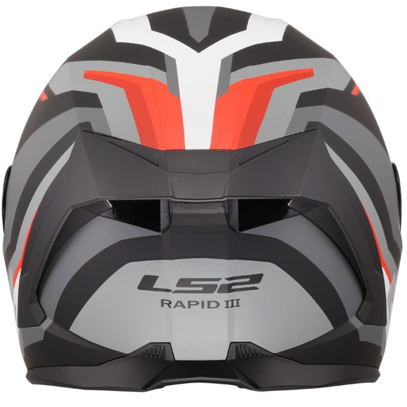 Integralna motociklistička kaciga LS2 FF820 Rapid III Hyper mat crno-crvena