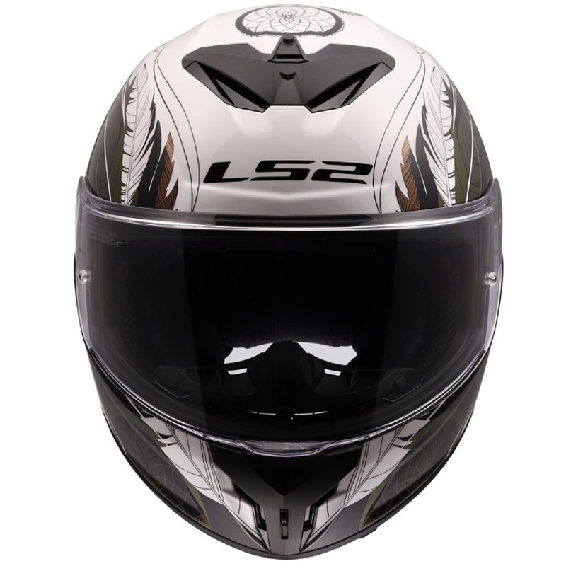 Integralna motociklistička kaciga LS2 FF820 Rapid III Boho sjajna bijelo-crno-roza