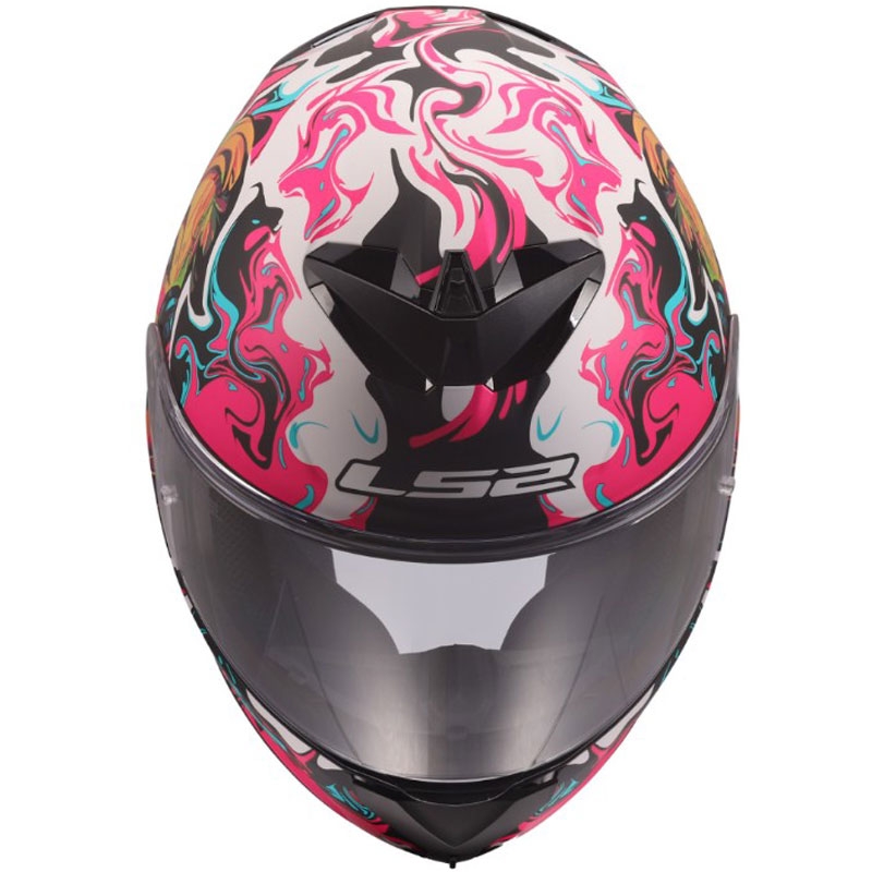 Integralna motociklistička kaciga LS2 FF820 Rapid III Cyberg mat ljubičasto-plavo-zelena