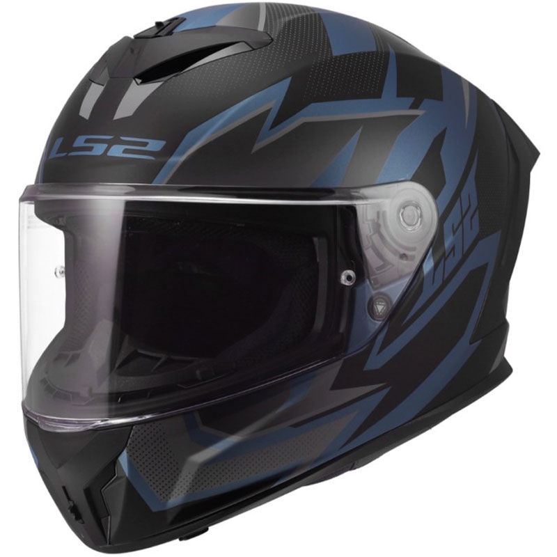 LS2 FF820 Rapid III Xtrem integralna motociklistička kaciga mat crno-plavo-petrolej