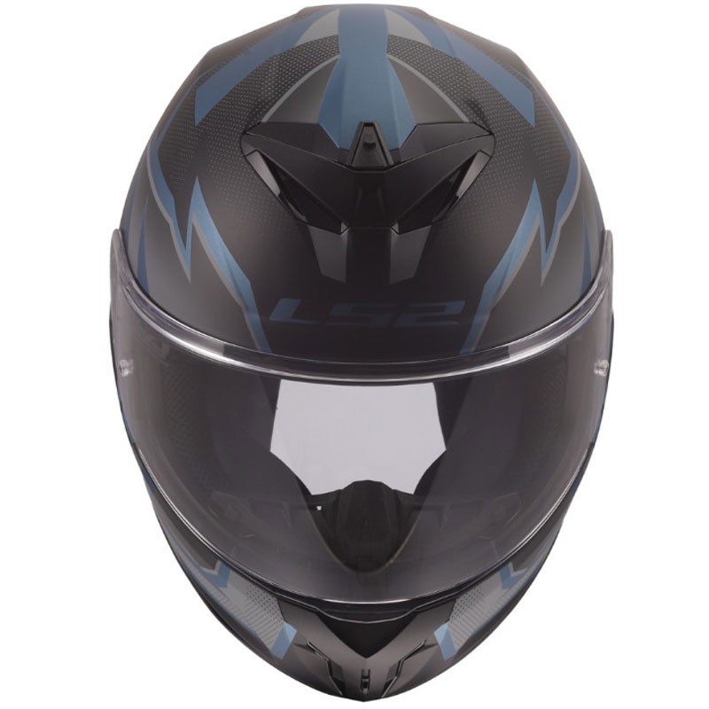 LS2 FF820 Rapid III Xtrem integralna motociklistička kaciga mat crno-plavo-petrolej
