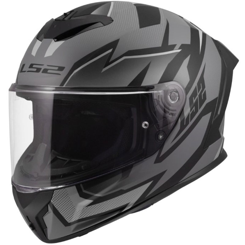 Integralna motociklistička kaciga LS2 FF820 Rapid III Xtrem mat crno-siva