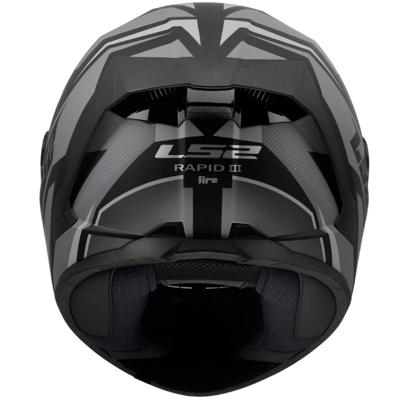 Integralna motociklistička kaciga LS2 FF820 Rapid III Xtrem mat crno-siva