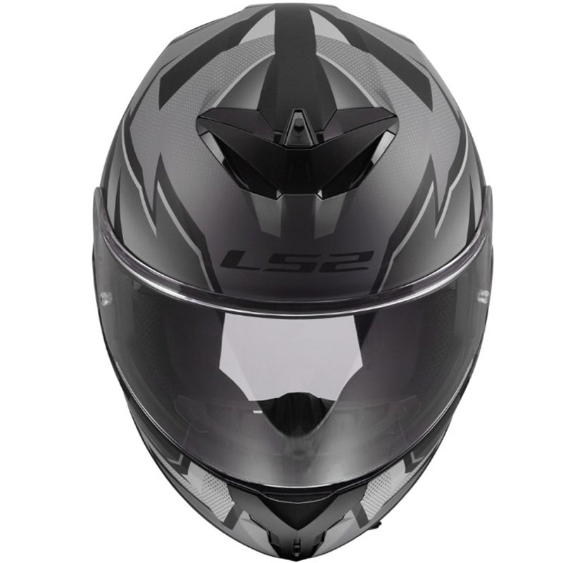Integralna motociklistička kaciga LS2 FF820 Rapid III Xtrem mat crno-siva