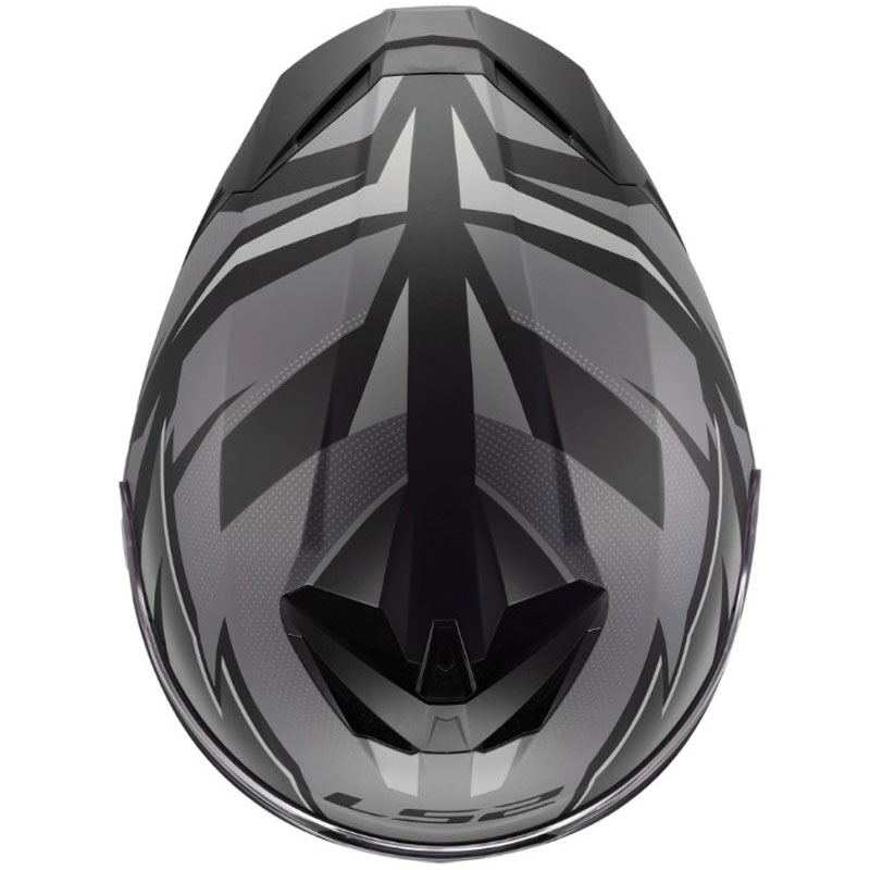 Integralna motociklistička kaciga LS2 FF820 Rapid III Xtrem mat crno-siva