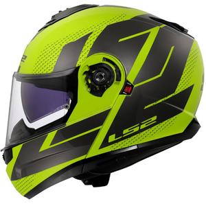 Kaciga na preklop LS2 FF908 Strobe II Code sjajna fluo žuto-crna