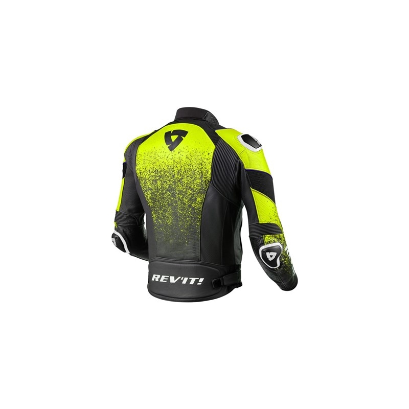 Revit Quantum Air motoristička jakna crna fluo-žuta rasprodaja