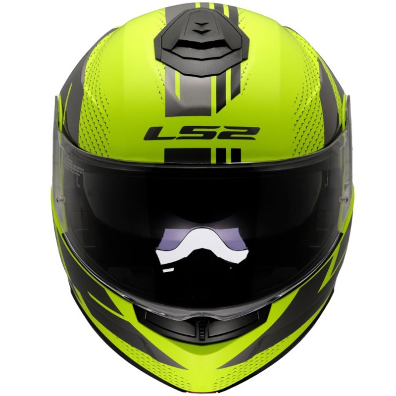 Kaciga na preklop LS2 FF908 Strobe II Code sjajna fluo žuto-crna