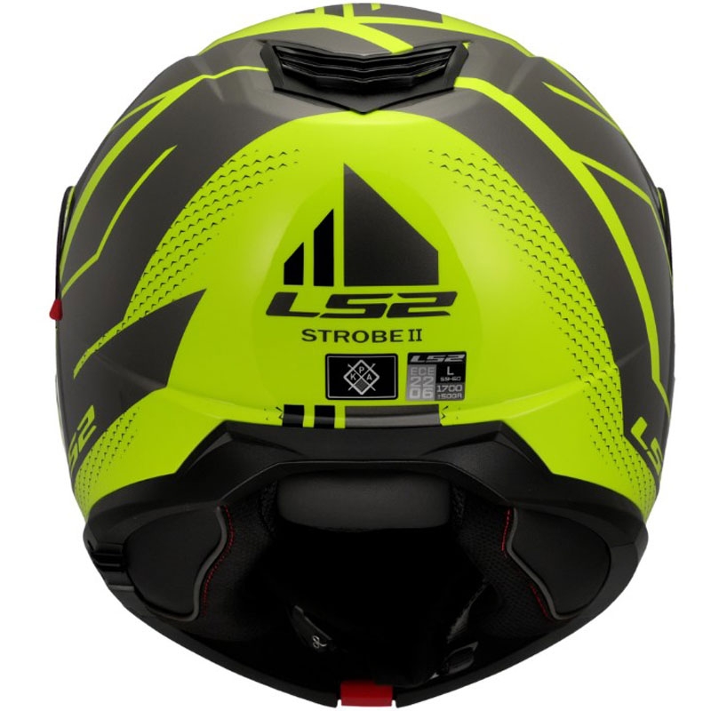 Kaciga na preklop LS2 FF908 Strobe II Code sjajna fluo žuto-crna