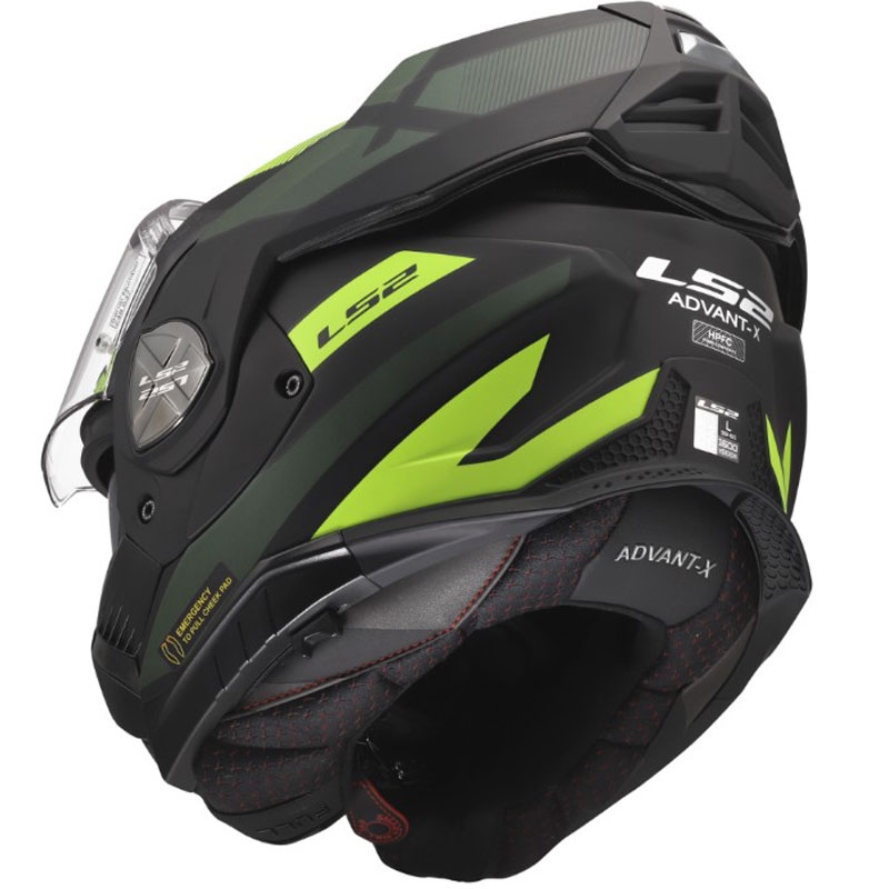 Preklopna motociklistička kaciga LS2 FF901 Advant X Nova mat fluo žuto-crna
