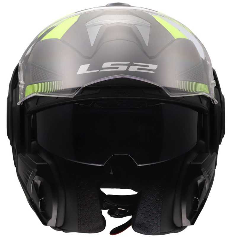 Preklopna motociklistička kaciga LS2 FF901 Advant X Nova mat fluo žuto-crna