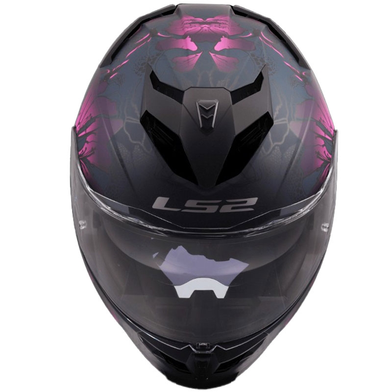 LS2 FF818 Storm III Burst kaciga za motocikle s punim licem, crno-roza