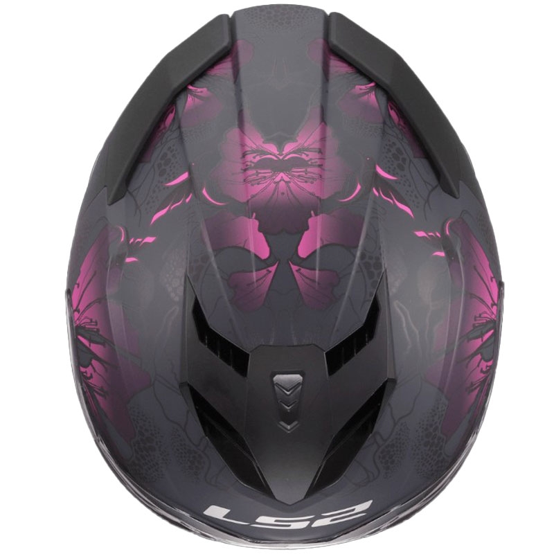LS2 FF818 Storm III Burst kaciga za motocikle s punim licem, crno-roza