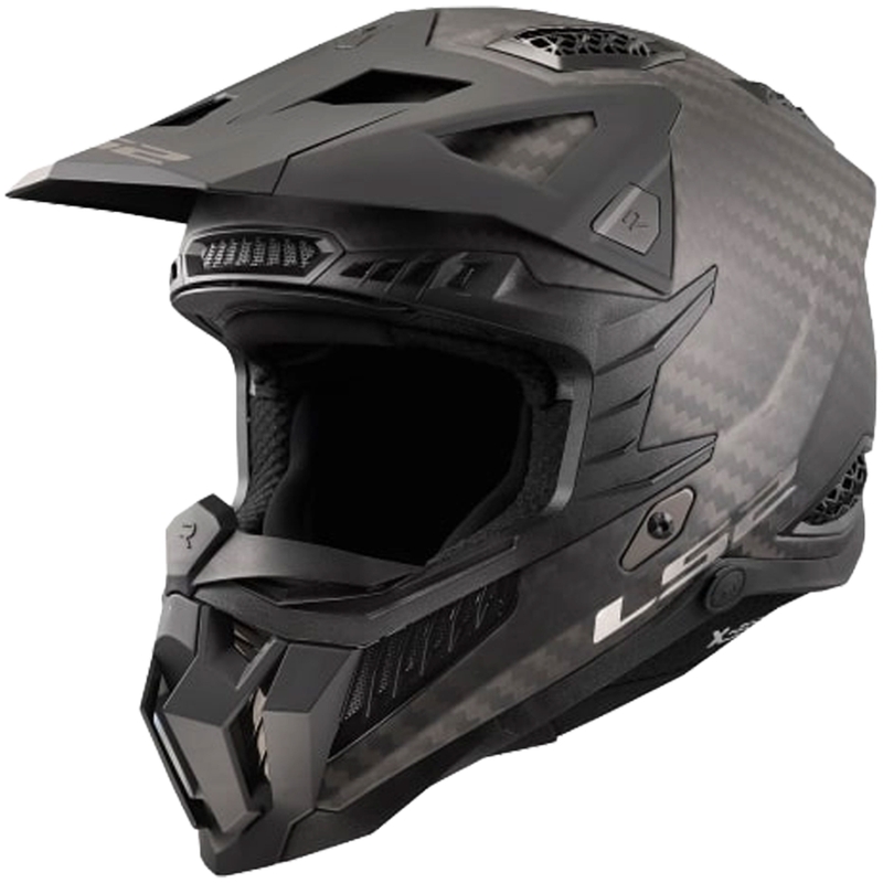 Motokros kaciga LS2 MX703 C X-FORCE CARBON mat crna