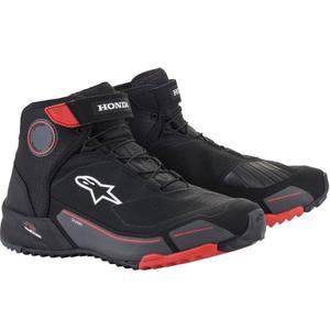 Motorističke čizme Alpinestars CR-X Drystar Honda Collection crno-crveno-sive