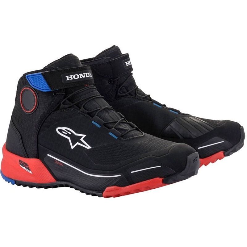 Motorističke čizme Alpinestars CR-X Drystar Honda Collection crno-crveno-plave
