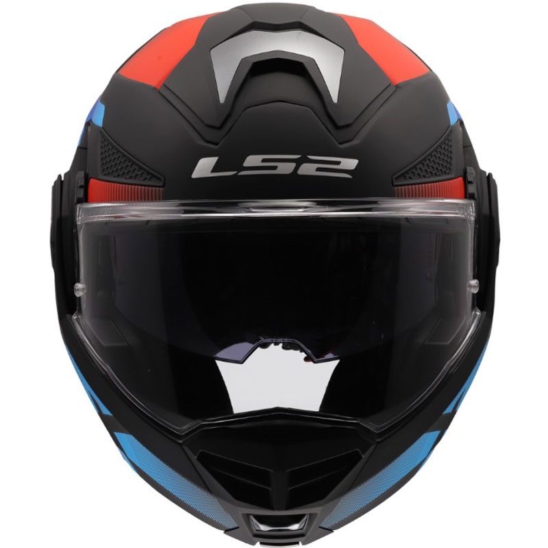 Preklopna motociklistička kaciga LS2 FF901 Advant X Nova mat crno-crveno-plava