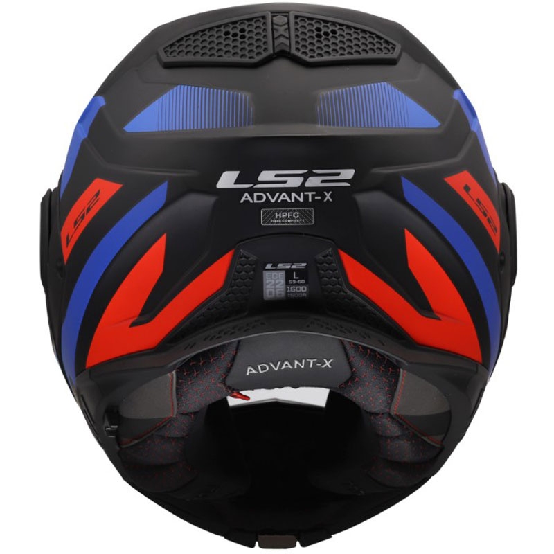 Preklopna motociklistička kaciga LS2 FF901 Advant X Nova mat crno-crveno-plava