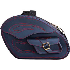 Kožne motociklističke torbe RSA S266A crno-crvene