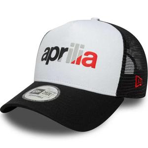 Aprilia 9forty Be A Racer kapa s logom crno-bijela