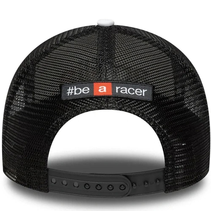 Aprilia 9forty Be A Racer kapa s logom crno-bijela