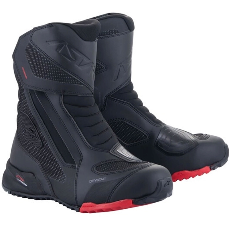 Motorističke čizme Alpinestars RT-7 DRYSTAR crno-crvene