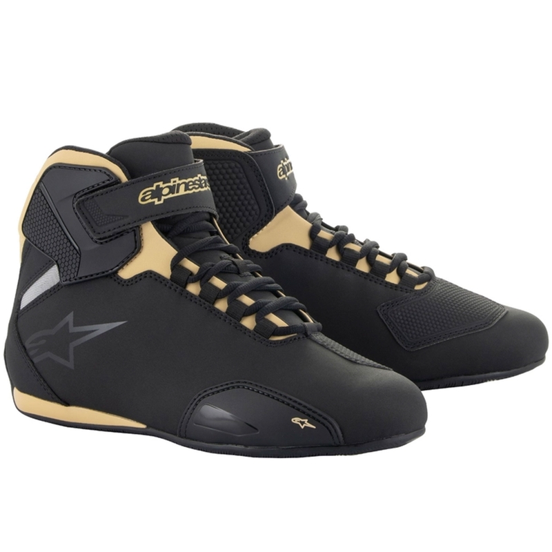 Alpinestars Stella Sektor ženske motociklističke čizme crne boje šampanjca
