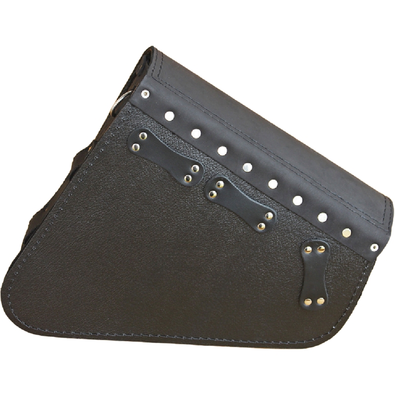 Kožna torba za motocikl RSA S571 Punisher HD Sportster crna