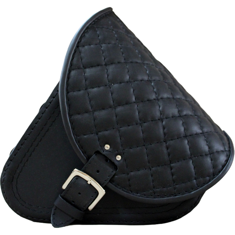 Kožna torba za motocikl RSA S592 HD Softtail crna