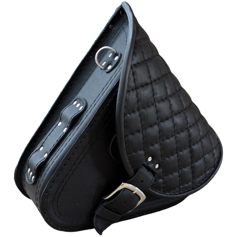 Kožna torba za motocikl RSA S592 HD Softtail crna