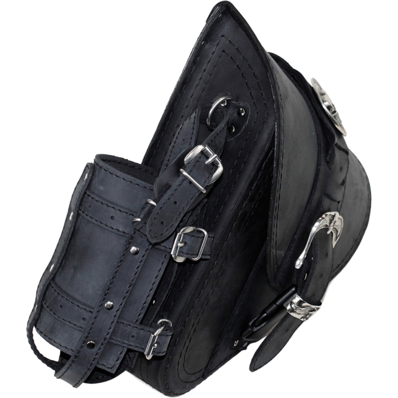 Kožna torba za motocikl RSA S594 HD Softtail crna