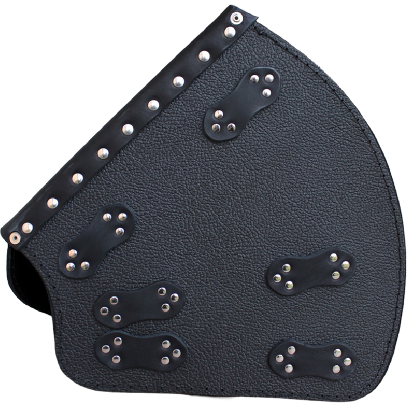 Kožna torba za motocikl RSA S641 Punisher HD Softail crna