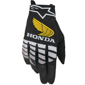 Alpinestars Radar Honda motocross rukavice crno-sivo-žute