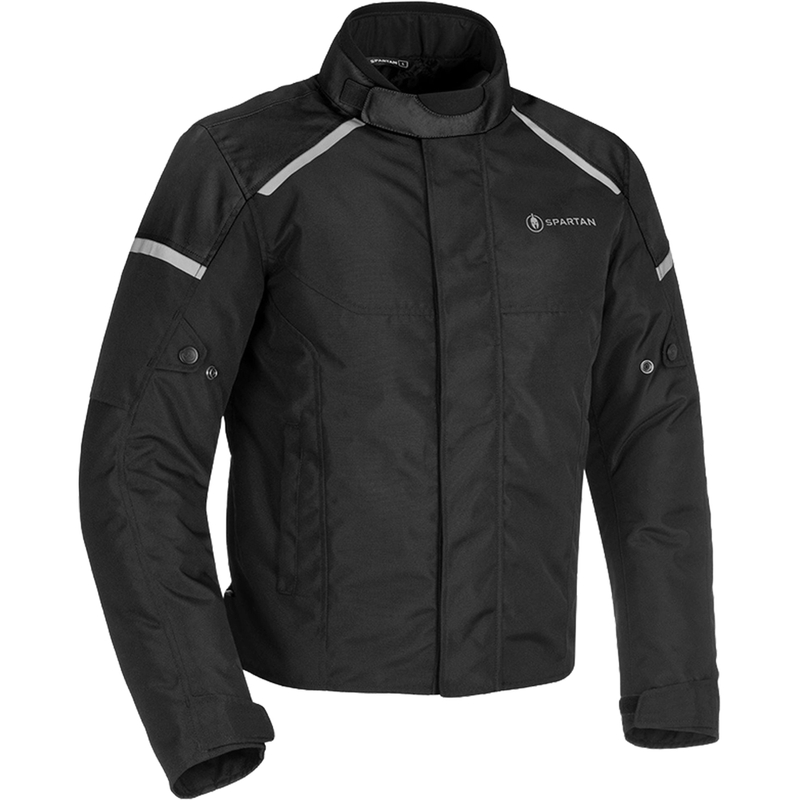 Motociklistička jakna Oxford Spartan Short WP crna