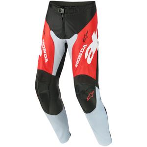 Alpinestars Racer Veil Honda motokros hlače crno-sivo-crveno-žute
