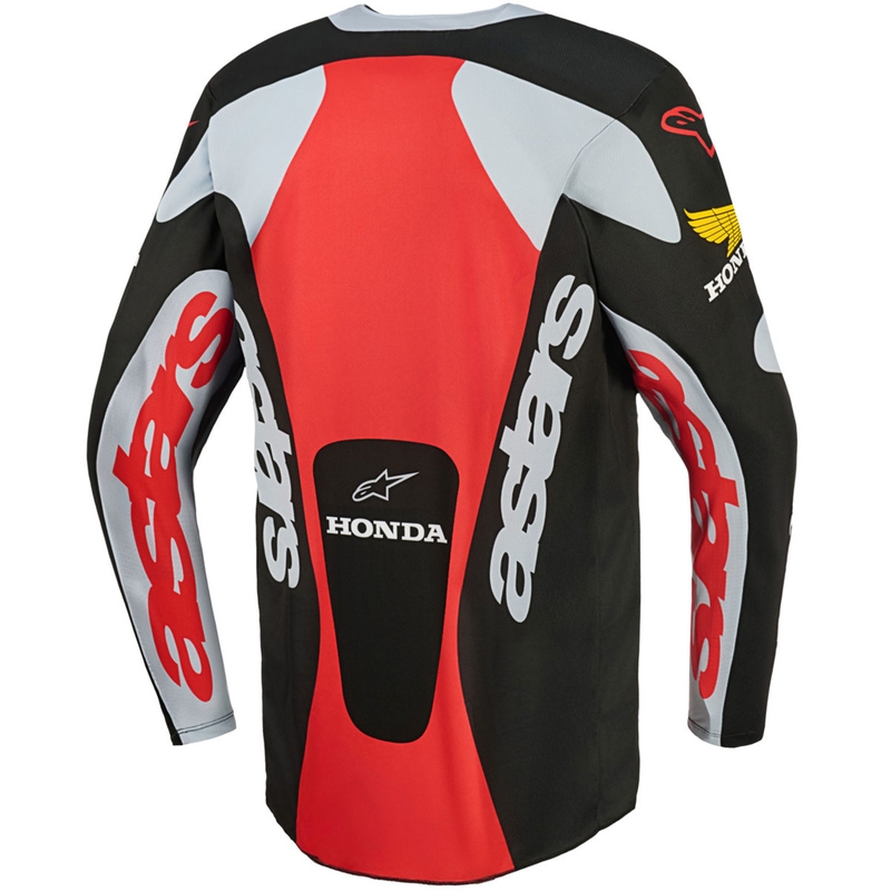 Alpinestars Racer Veil Honda motokros dres crno-sivo-crveno-žuti