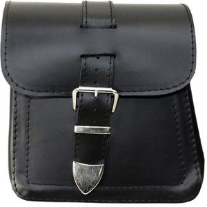 Kožni bočni džepovi za motocikl RSA Ki18 2 komada crni