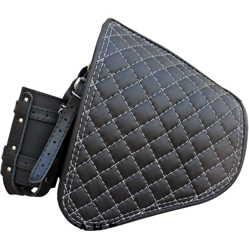 Kožna torba za motocikl RSA S63 HD Softail crna