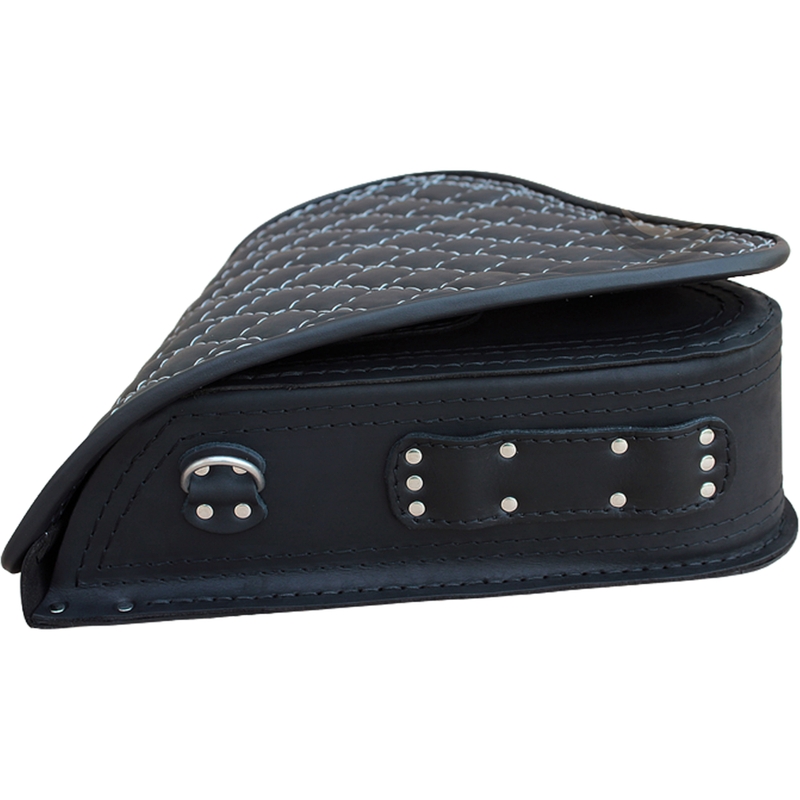 Kožna torba za motocikl RSA S63 HD Softail crna
