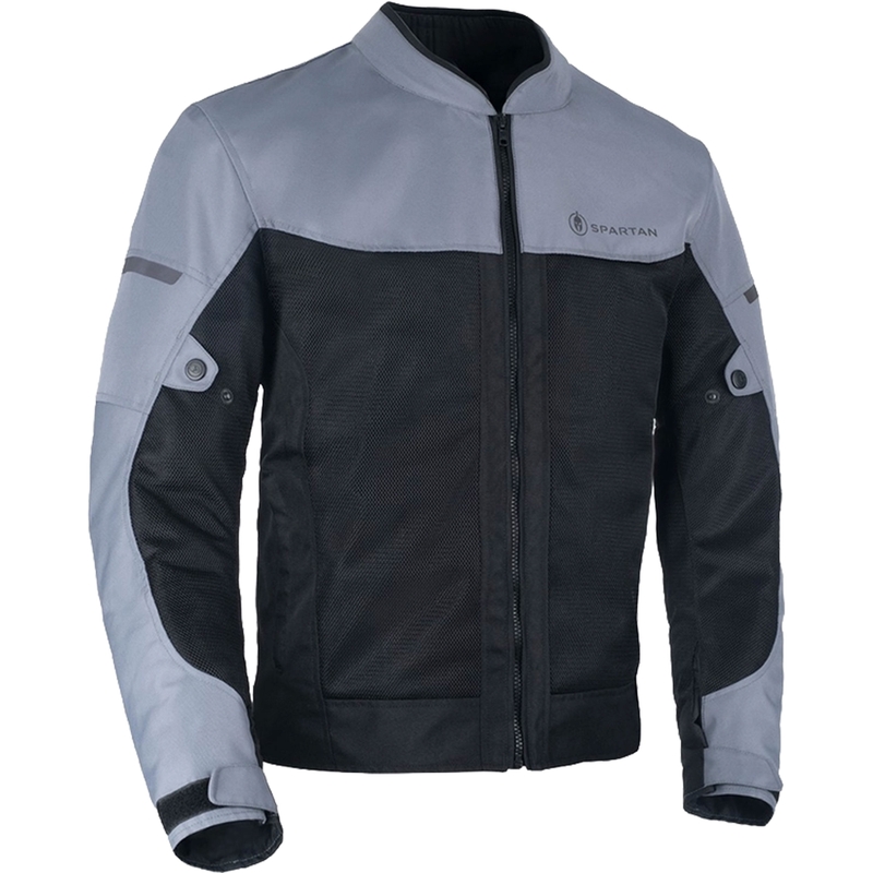 Motociklistička jakna Oxford Spartan Air sivo-crna
