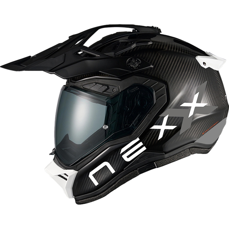Enduro motociklistička kaciga Nexx X.Rally FIM Racing 2 Carbon crno-bijela