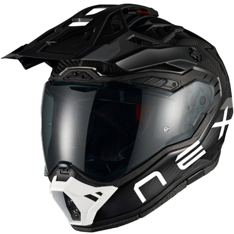 Enduro motociklistička kaciga Nexx X.Rally FIM Racing 2 Carbon crno-bijela