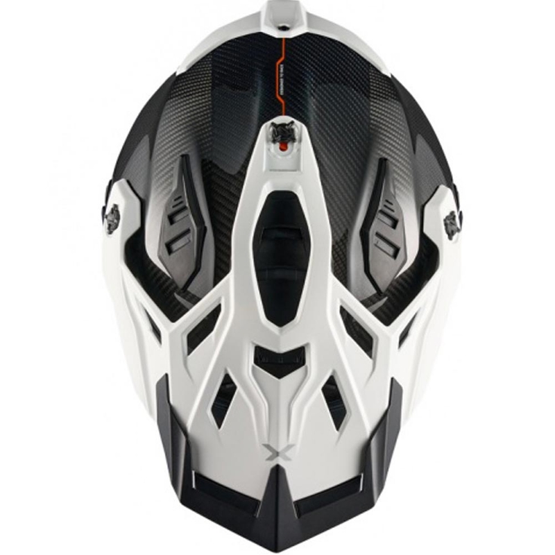 Enduro motociklistička kaciga Nexx X.Rally Gravix Carbon crno-bijela