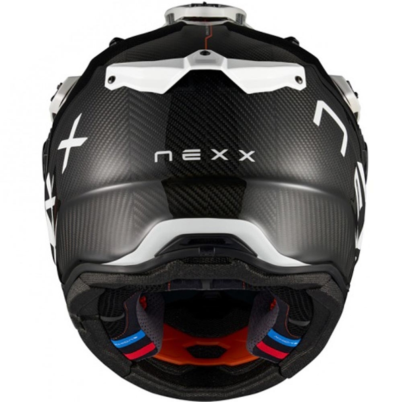 Enduro motociklistička kaciga Nexx X.Rally Gravix Carbon crno-bijela