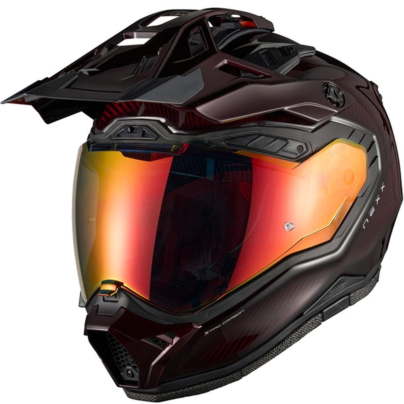 Enduro motociklistička kaciga Nexx X.Rally Namib Carbon crvena
