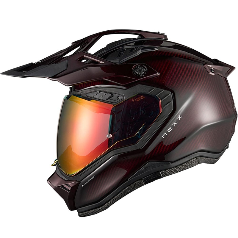 Enduro motociklistička kaciga Nexx X.Rally Namib Carbon crvena