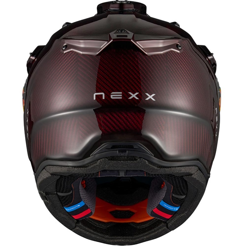 Enduro motociklistička kaciga Nexx X.Rally Namib Carbon crvena