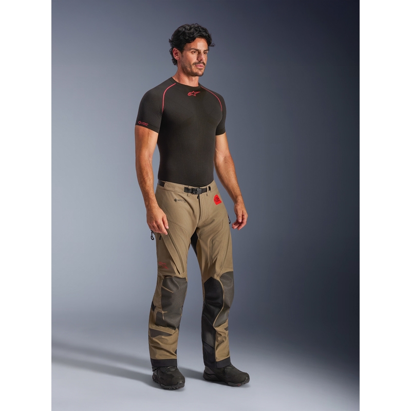 Alpinestar Nazca 3L Gore-Tex PRO motociklističke hlače svijetlosmeđe-crne